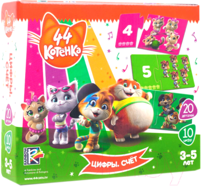 

Развивающая игра Vladi Toys, Цифры. Счет / VT5202-07