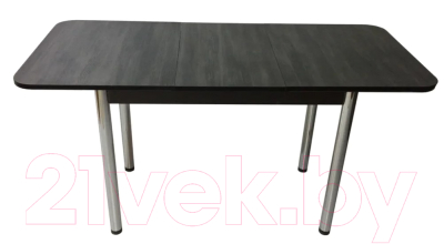 Обеденный стол Solt СТД-09 (северное дерево темное/ноги круглые хром)