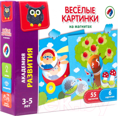 

Развивающая игра Vladi Toys, Магнитная. Веселые картинки / VT5422-02