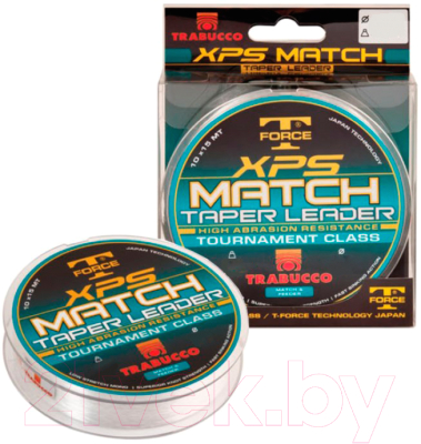 Леска монофильная Trabucco XPS Match Taper Leader / 052-02-010 (10шт)