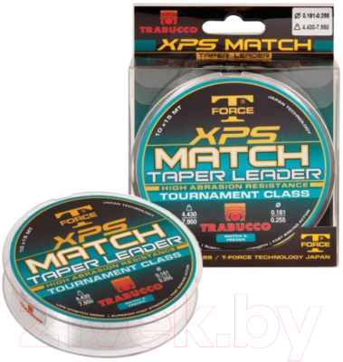 Леска монофильная Trabucco T-Force XPS Match Taper Leader / 052-02-020 (10шт)