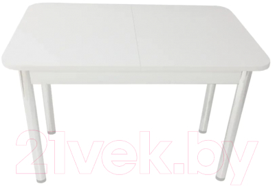 Обеденный стол Solt СТД-09 (белый/ноги круглые белые)