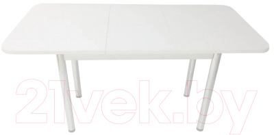 Обеденный стол Solt СТД-09 (белый/ноги круглые белые)