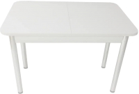 Обеденный стол Solt СТД-10 (белый/ноги круглые белые) - 