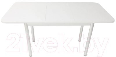 Обеденный стол Solt СТД-10 (белый/ноги круглые белые)