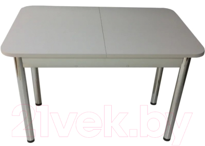 Обеденный стол Solt СТД-08 (серый/ноги круглые хром)
