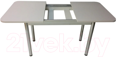 Обеденный стол Solt СТД-09 (серый/ноги круглые хром)