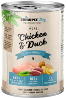 Влажный корм для собак Chicopee Junior курица, утка с картофелем / H50910 (800г) - 