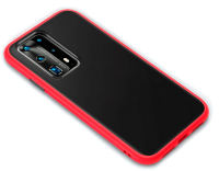 Чехол-накладка Case Acrylic Huawei P40 Pro (красный) - 