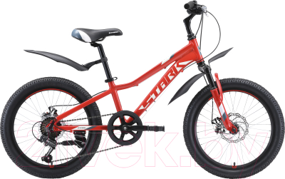 Детский велосипед STARK Rocket 20.1 D 2020 (красный/белый/серый)