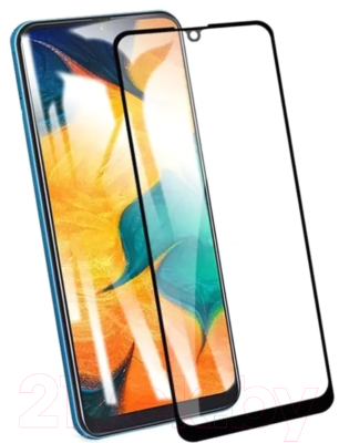 Защитное стекло для телефона Case 3D для Galaxy A40 (черный)
