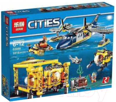 Конструктор Lepin City Глубоководная Исследовательская База / 02088