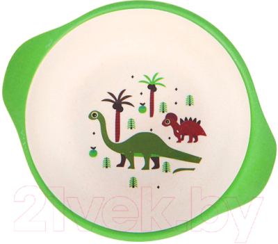 Набор посуды для кормления Крошка Я Динозаврики / 3860785 (5 предметов)