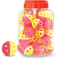 Набор игрушек для животных Triol Мяч-погремушка 3831 / 22181011 (36шт, желто-розовый) - 