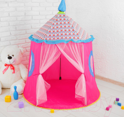 Детская игровая палатка Sima-Land Розовый шатер / 2826503