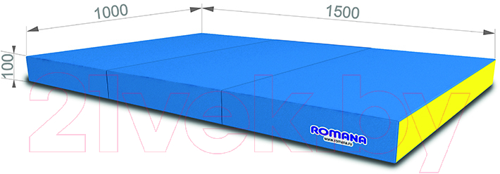 Гимнастический мат Romana 5.021.10