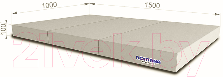 Гимнастический мат Romana 5.021.10
