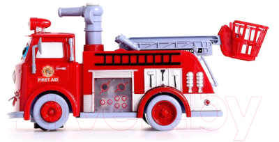 Радиоуправляемая игрушка Sima-Land Машина Пожарная служба / 4905814 (с мыльными пузырями)