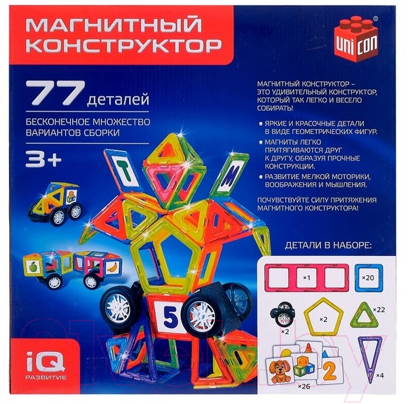 Конструктор магнитный Unicon Magical Magnet / 3568172