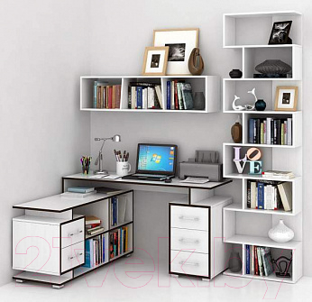 

Комплект мебели для кабинета MFMaster, Краст УШ-3-05 / Краст-3-05-БТ-16