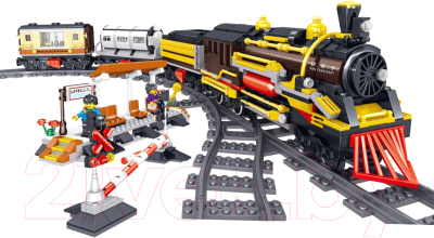

Конструктор Jisi Bricks, City Грузовой поезд на радиоуправлении / QL0313