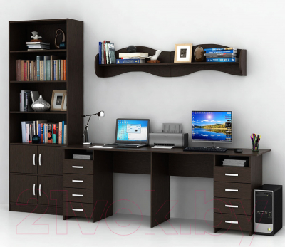 

Комплект мебели для кабинета MFMaster, Тандем УШ-3-02 / Тандем-3-02-ВМ-16