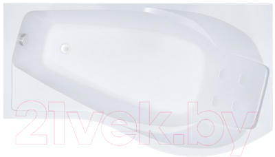 Ванна акриловая Triton Мишель 170x96 L (каркас, экран и сифон)
