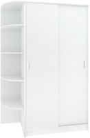 Шкаф-купе Кортекс-мебель Лагуна ШК04-00 (белый, левая консоль) - 