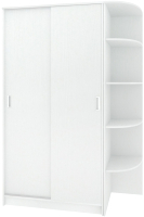 Шкаф-купе Кортекс-мебель Лагуна ШК04-00 (белый, правая консоль) - 