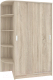 Шкаф-купе Кортекс-мебель Лагуна ШК04-00 (дуб сонома, левая консоль) - 