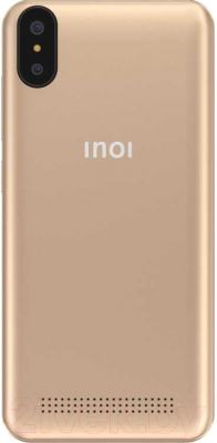 Смартфон Inoi 3 Power + чехол силиконовый прозрачный (золото)