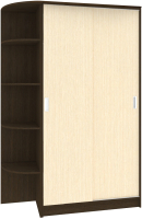 Шкаф-купе Кортекс-мебель Лагуна ШК06-00 (венге/венге светлый, левая консоль) - 