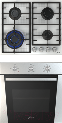 

Комплект встраиваемой техники Fornelli, Fet 60 Salvatore IX + PGT 60 Ardore WH