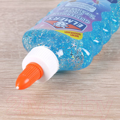 Клей силикатный Elmers Glitter Glue / 2077252 (голубой)