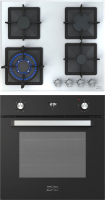 Комплект встраиваемой техники Krona Onore 60 BL + Calore 60 WH - 