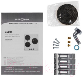 Комплект встраиваемой техники Krona Sonata 45 BL + Anima 45 IV