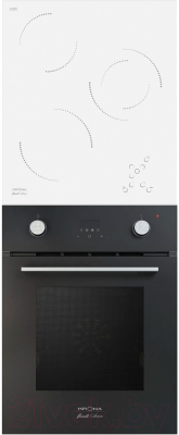 

Комплект встраиваемой техники Krona, Sonata 45 BL + Delizia 45 WH