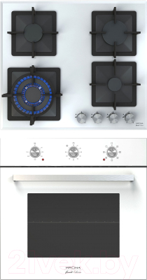 Комплект встраиваемой техники Krona Sorrento 60 WH + Calore 60 WH