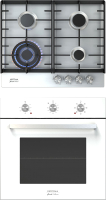 

Комплект встраиваемой техники Krona, Sorrento 60 WH + Vettore 60 IX