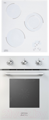 

Комплект встраиваемой техники Krona, Stretto 45 WH + Delizia 45 WH