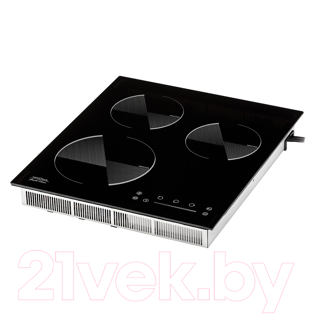 Комплект встраиваемой техники Krona Stretto 45 WH + Ombra 45 BL