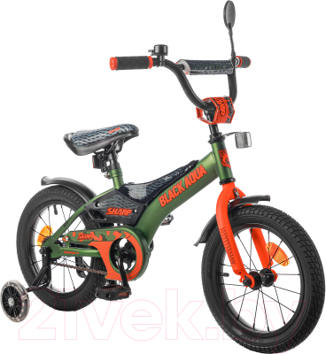 

Детский велосипед Black Aqua, Sharp 14 KG1410 со светящимися колесами