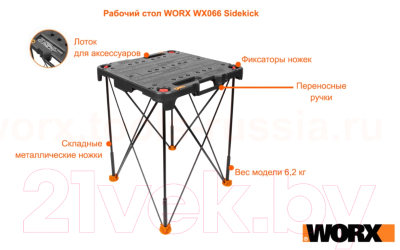 Верстак Worx Sidekick WX066