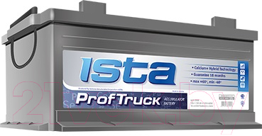

Автомобильный аккумулятор Ista, Prof Truck L+ / 6СТ-190А1