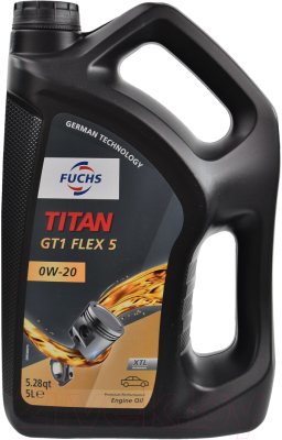 Моторное масло Fuchs Titan GT1 Flex 5 0W20 / 601446504 / 602008138 (5л)