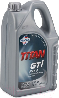 

Моторное масло Fuchs, Titan GT1 Flex 5 0W20 / 601446504