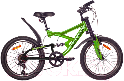 Детский велосипед Black Aqua Mount 1222 V 20 / GL-108V (зеленый/черный)
