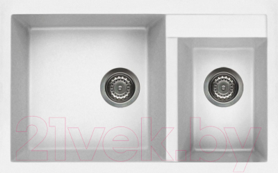 

Мойка кухонная Elleci, Quadra 440 Bianco Titano G68 / LGQ44068