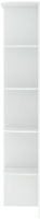 Угловое окончание для шкафа Кортекс-мебель Сенатор КМ32-45 (белый) - 