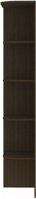 Угловое окончание для шкафа Кортекс-мебель Сенатор КМ32-45 (венге)
